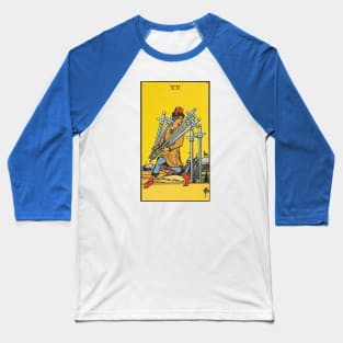 Seven of swords tarot card Baseball T-Shirt